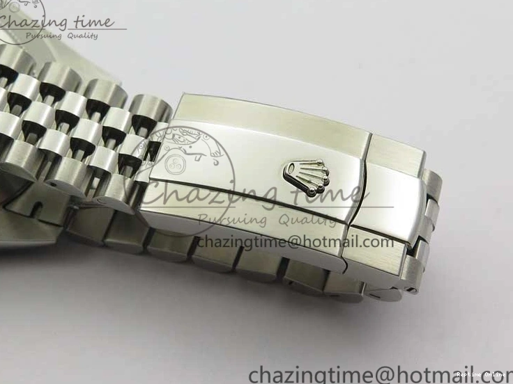 0203 ModernLook DateJust 41mm 126334 SS BP Maker 1:1 Best Edition New Version Blue Roman Dial on Jubilee Bracelet 3033